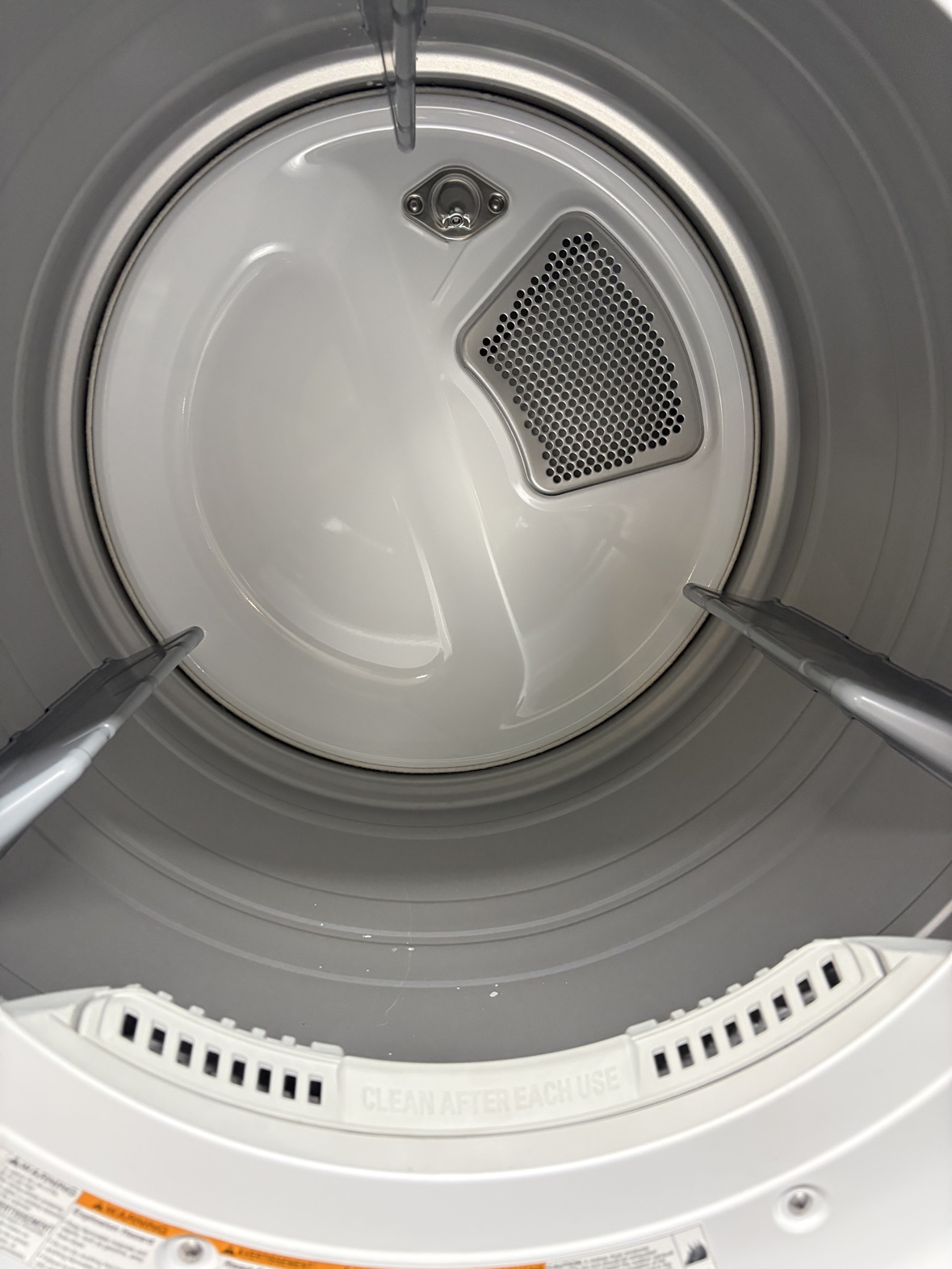 Inside the matching LG ThinQ dryer drum