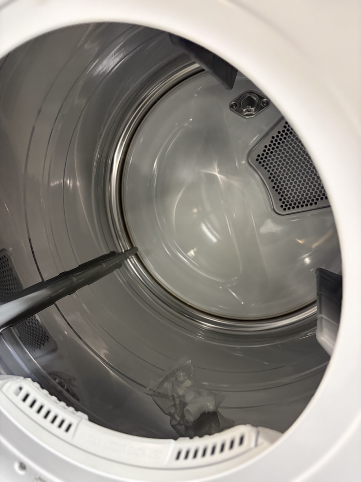 Inside the LG WashTower dryer drum