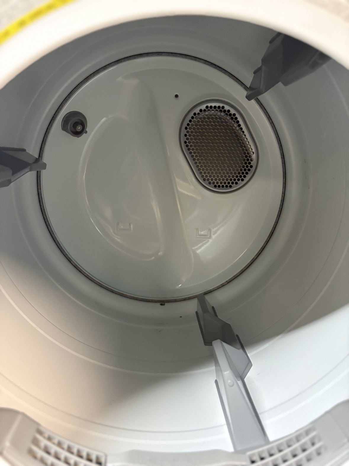 Inside the matching Samsung dryer drum
