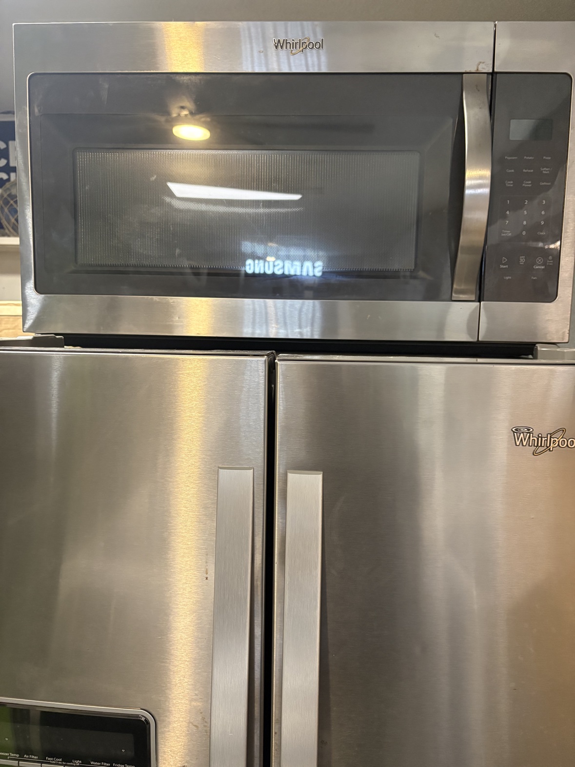 Whirlpool over-the-range microwave